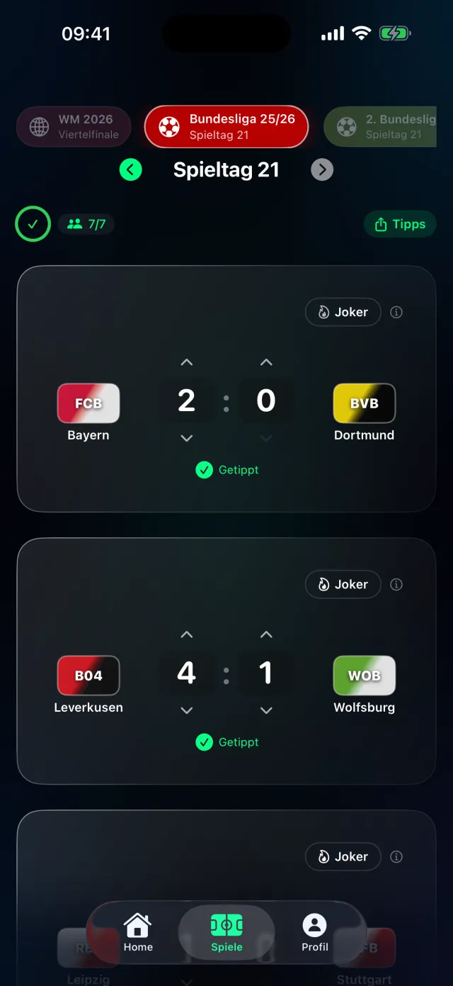 Tippr Bundesliga Tippgruppe