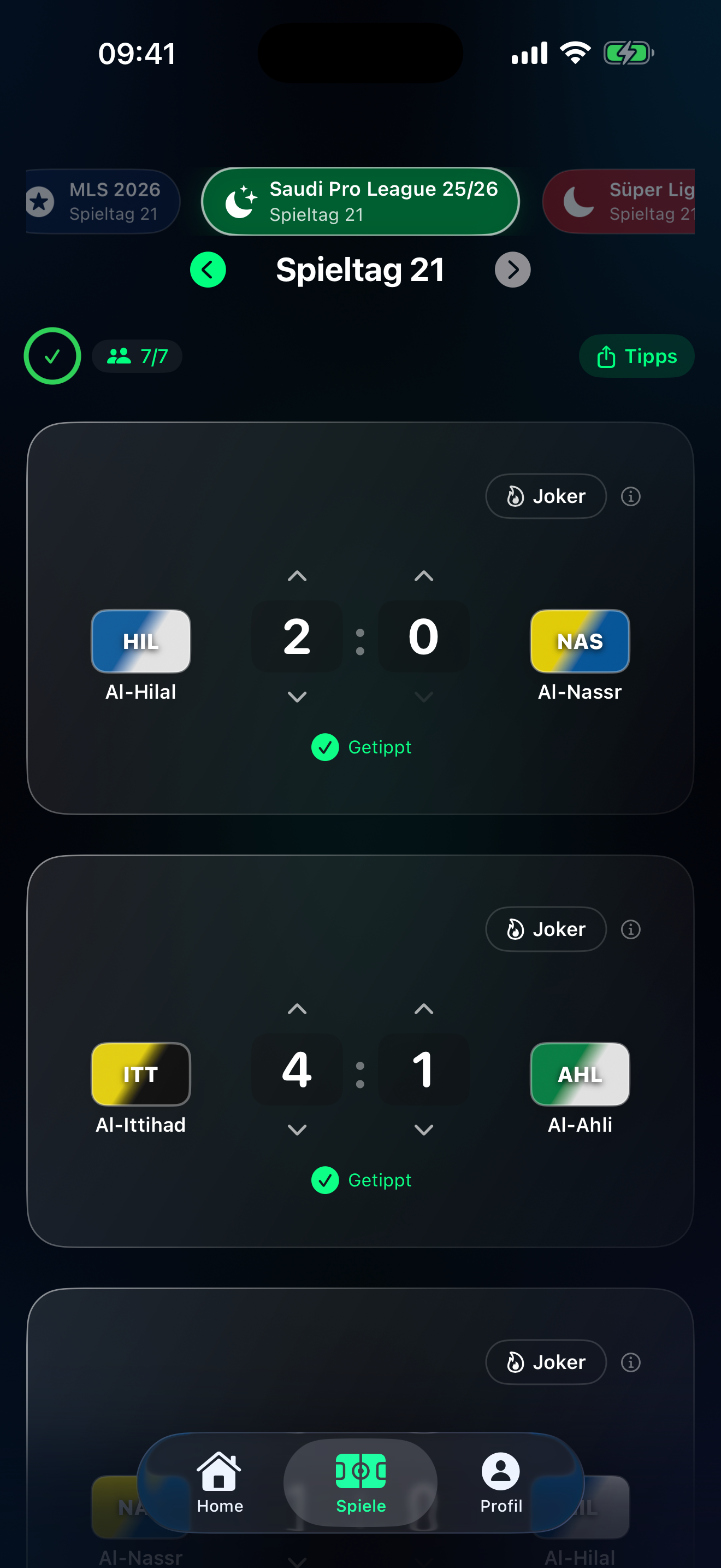 Tippr Saudi Pro League Tippgruppe