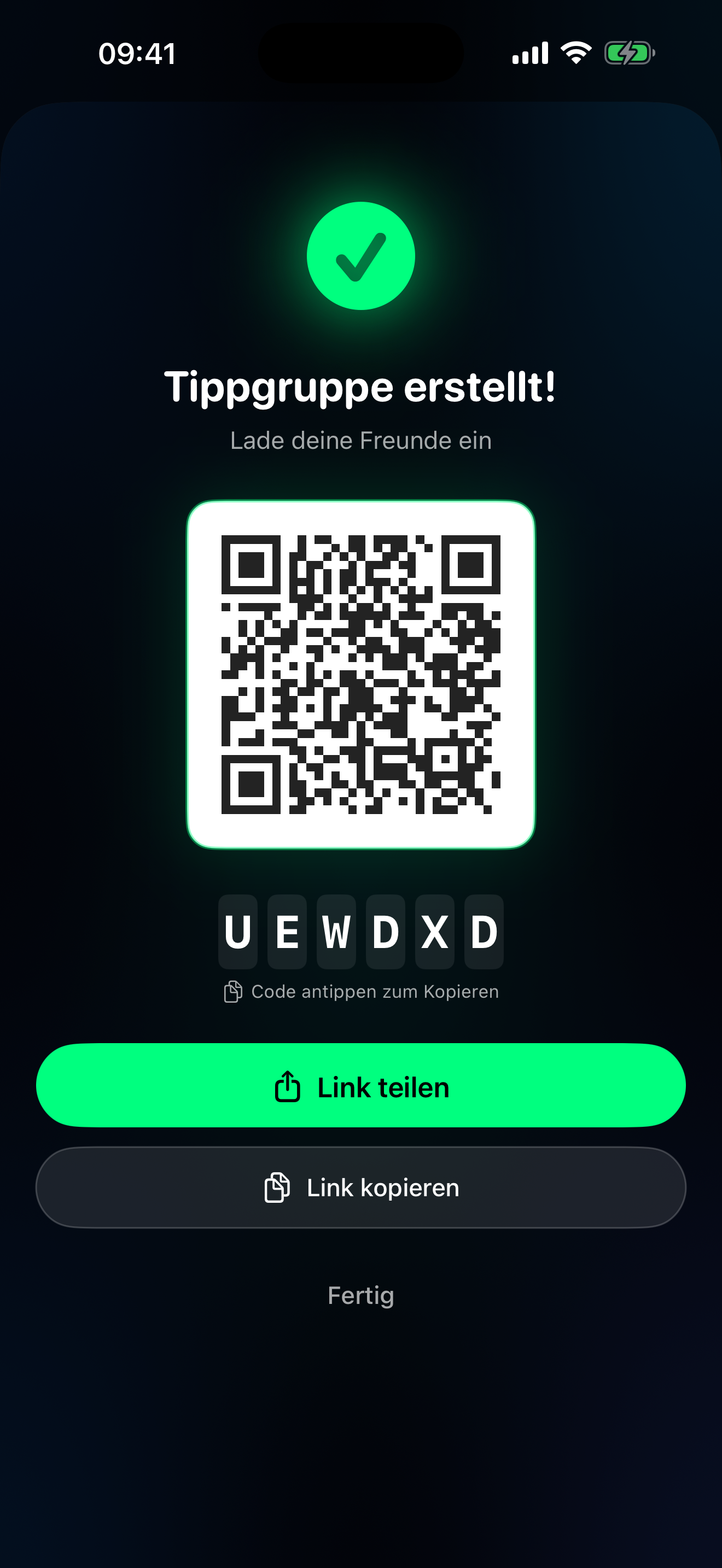 Tippr – Freunde einladen