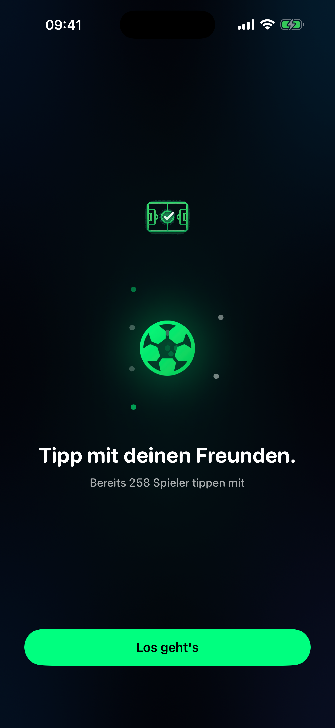 Tippr App Onboarding — Tipp mit deinen Freunden